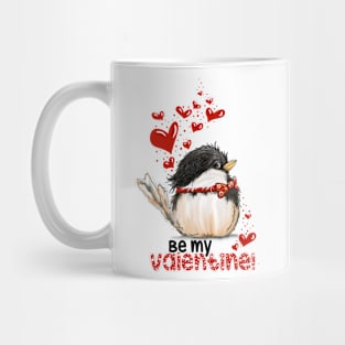 Be My Valentine Chicadee Mug